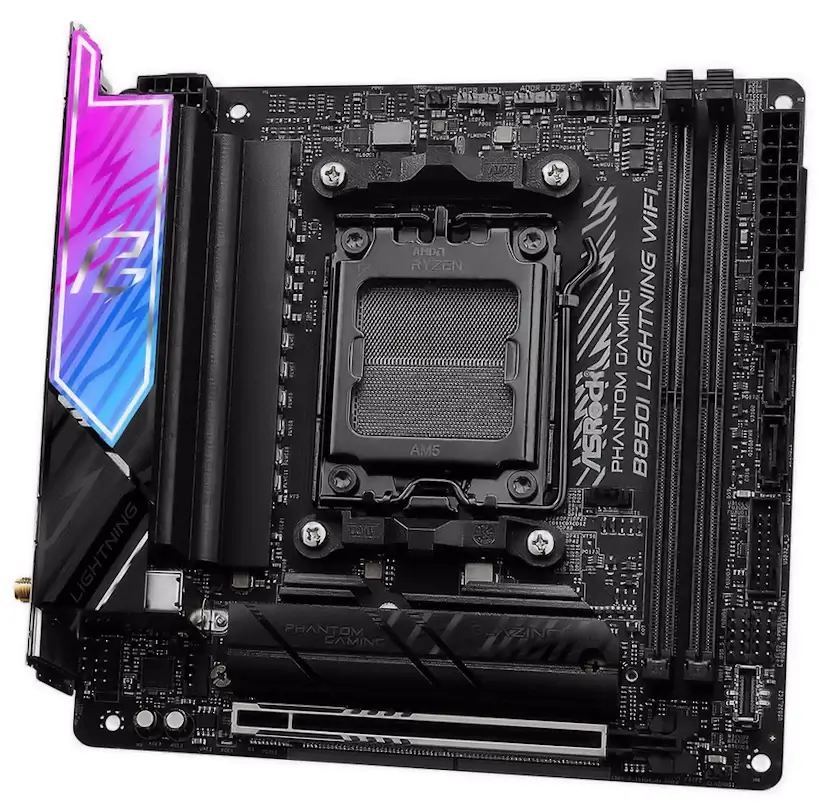 Informático Salamanca - Montaje Placa Base ASRock B850I Lightning WIFI Salamanca