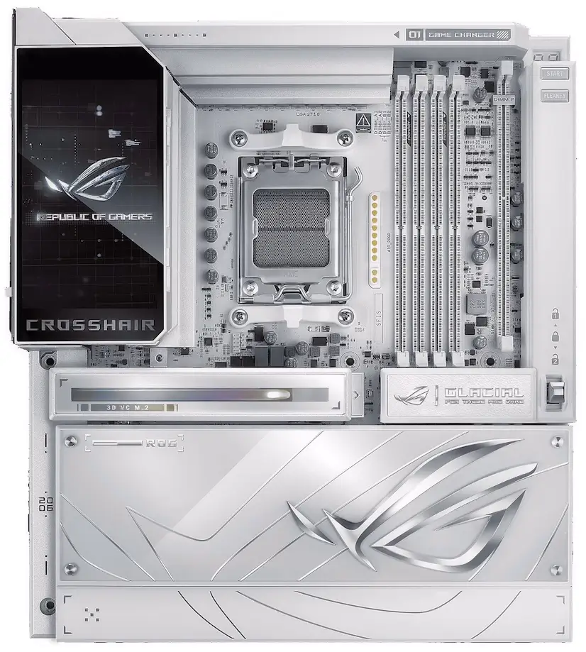 Informático Salamanca - Montaje Placa Base ASUS ROG CROSSHAIR X870E GLACIAL Salamanca